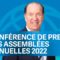 Conférence de presse inaugurale des Assemblées annuelles 2022