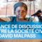 Séance de discussion entre la société civile et le président du Groupe de la Banque mondiale
