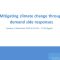 Mitigating climate change through demand side responses