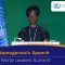 Leah Namugerwa at the Opening of the #COP27 World Leaders Summit | UN Climate Change