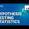 Hypothesis Testing Statistics | Hypothesis Testing | Data Science | Edureka Rewind