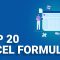 Top 20 Most Important Excel Formulas | 20 Excel Shortcuts to Save You HOURS of Work | Edureka