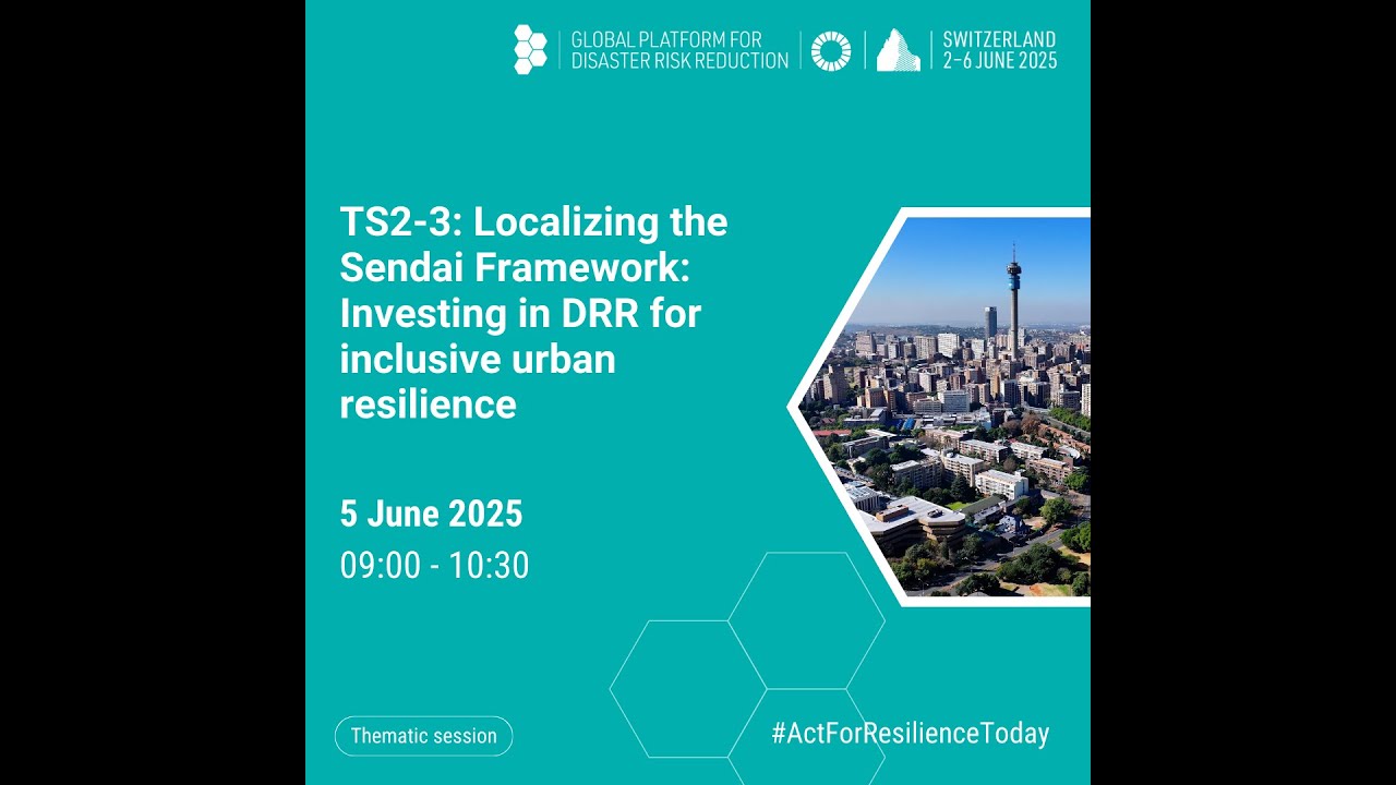Localizing the Sendai Framework: Investing in DRR for inclusive urban resilience | UNDRR