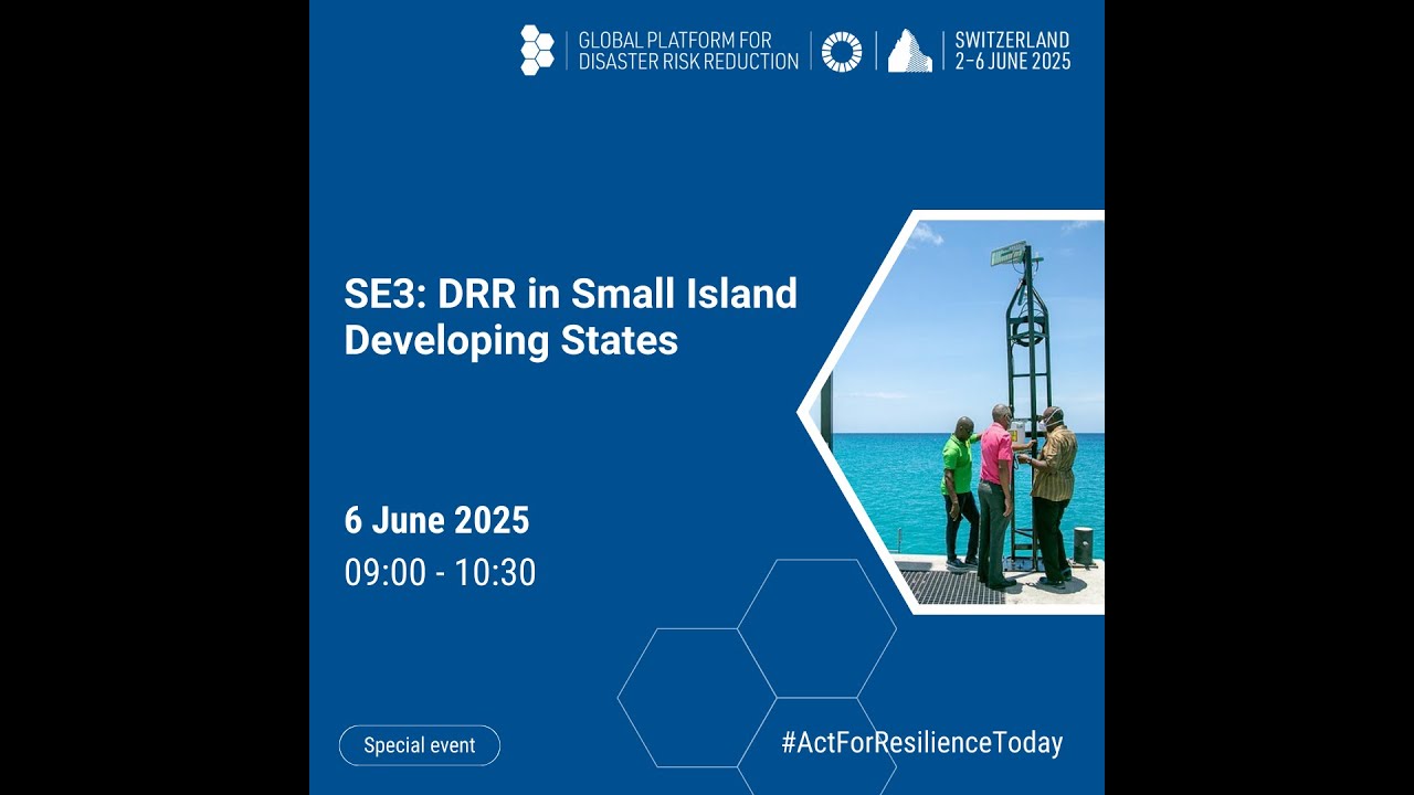 SE3: DRR in Small Island Developing States