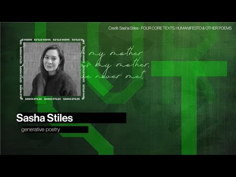 A.I.V.I. Season 2, EP2: 5 questions with Sasha Stiles, at the intersection of poetry and technology